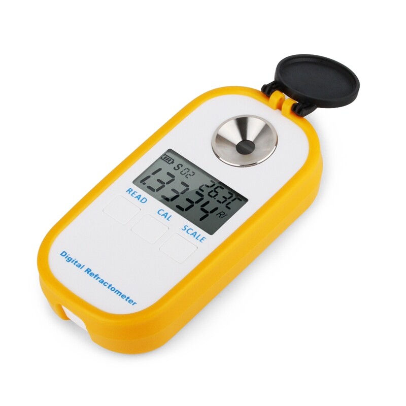 Handheld Brix Meter Refractometer Honey Sugar Content Tester with Range 0 to 50%