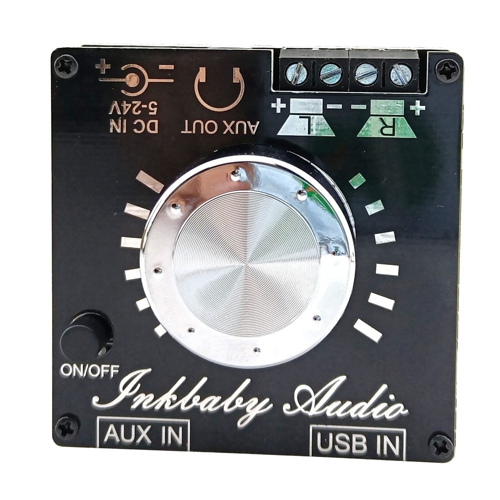 Digital Audio Amplifier Bluetooth Receiver USB AUX Input Board 2CH Stereo 30W