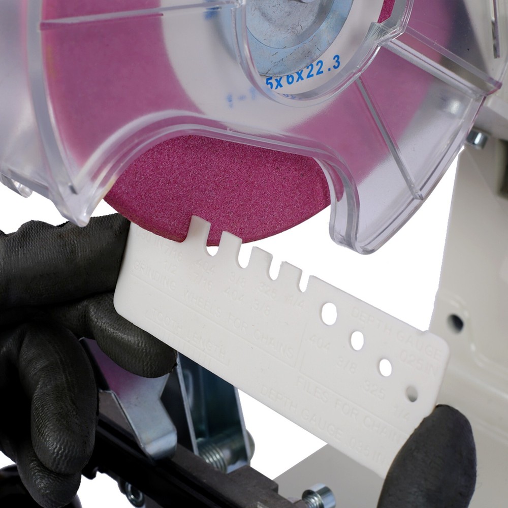 Chainsaw Chain Grinder Multi-Angle Adjustable Teeth Sharpener 3 Grinding Wheels