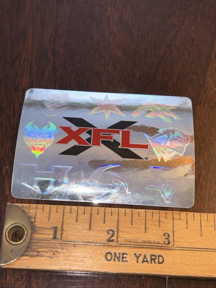 XFL  Vending Machine Sticker . LOGO . VD2 Misc.