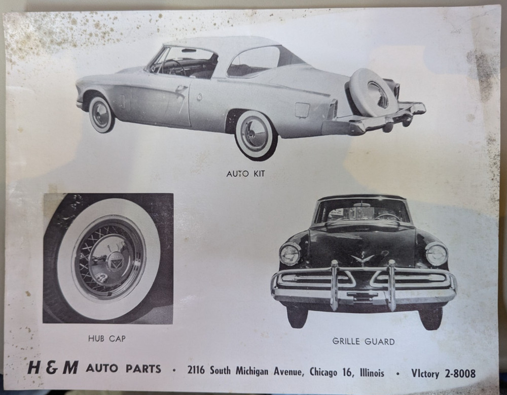 1954 Studebaker Accessory H & M Flyer