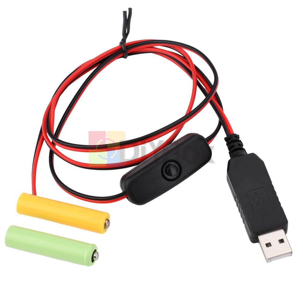 4.5V 3V AAA Battery Eliminator Dummy Battery Adapter for Replace AAA AA Battery