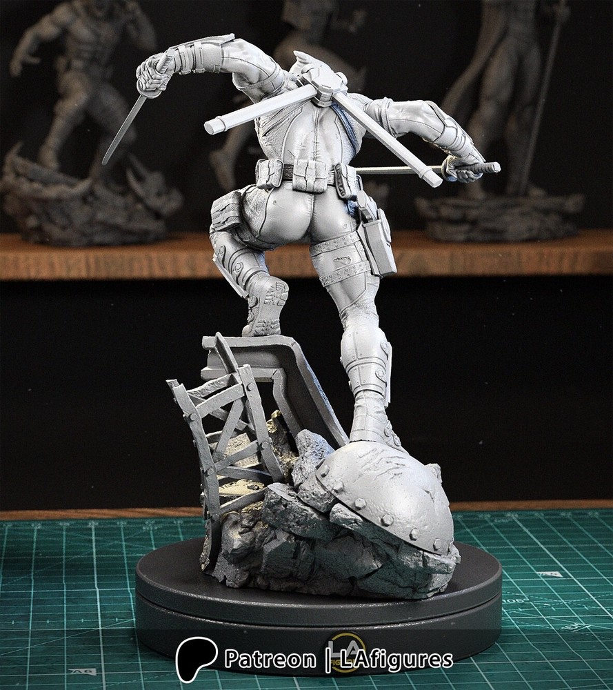 Deadpool resin scale model kit unpainted 3d print