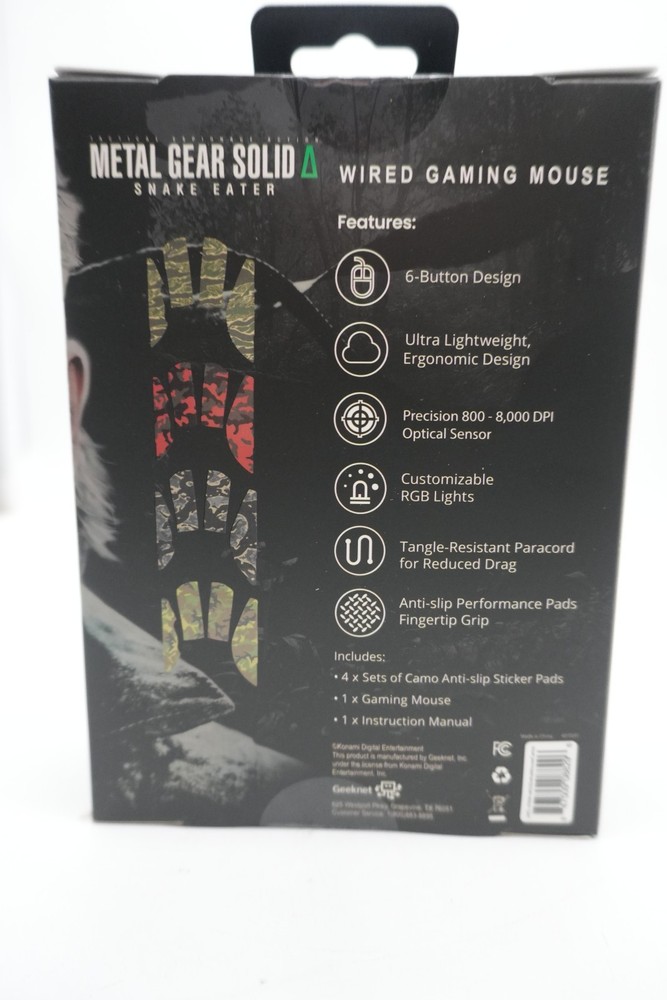 Metal Gear Solid Snake Eater Limited Edition Wireless PC Controller Set 4 Piece!