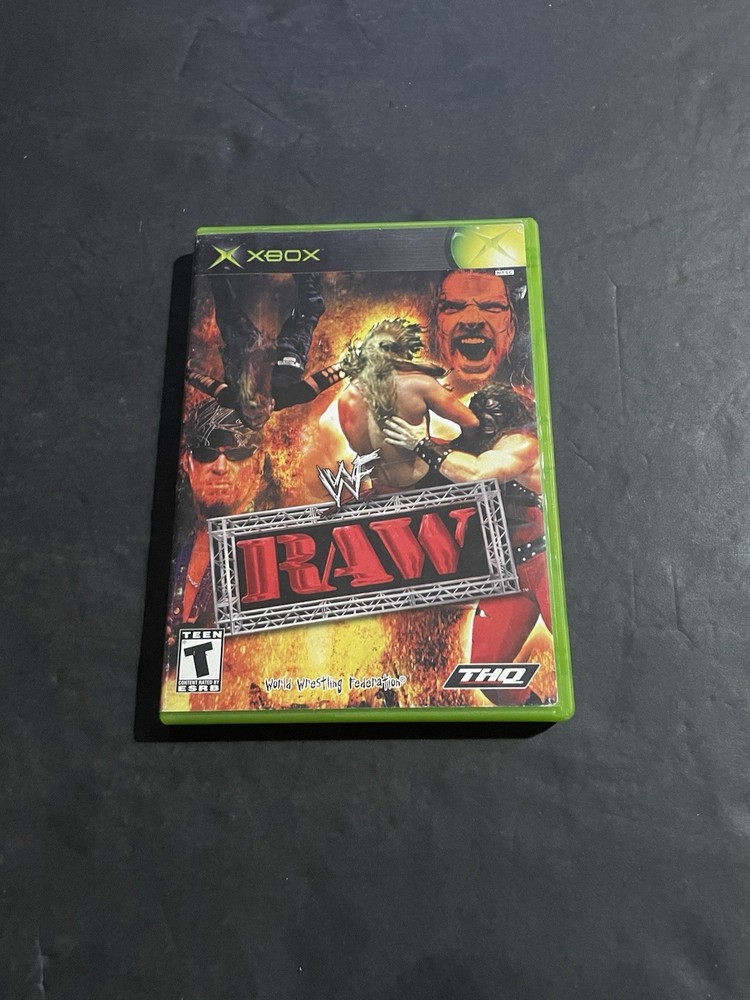 Wwf raw xbox Case only