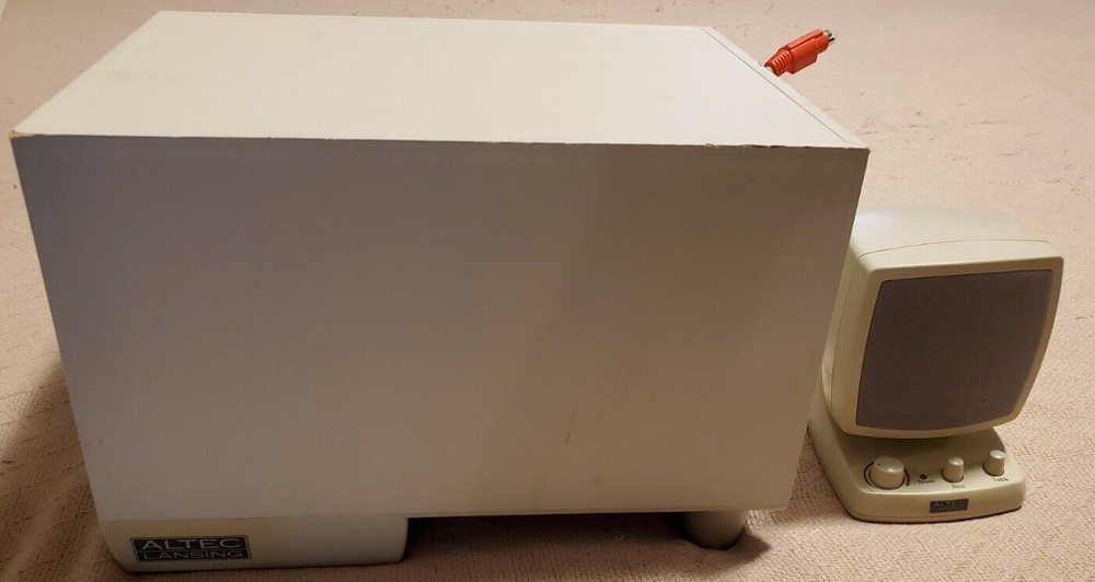 Altec Lansing Subwoofer ACS340 TESTED Working