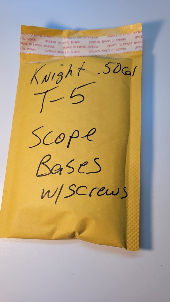 Knight MML Model T-5 .50 Cal Inline Muzzleloader Scope Bases With Screws