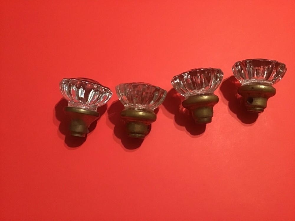 Antique Crystal. Door Knobs