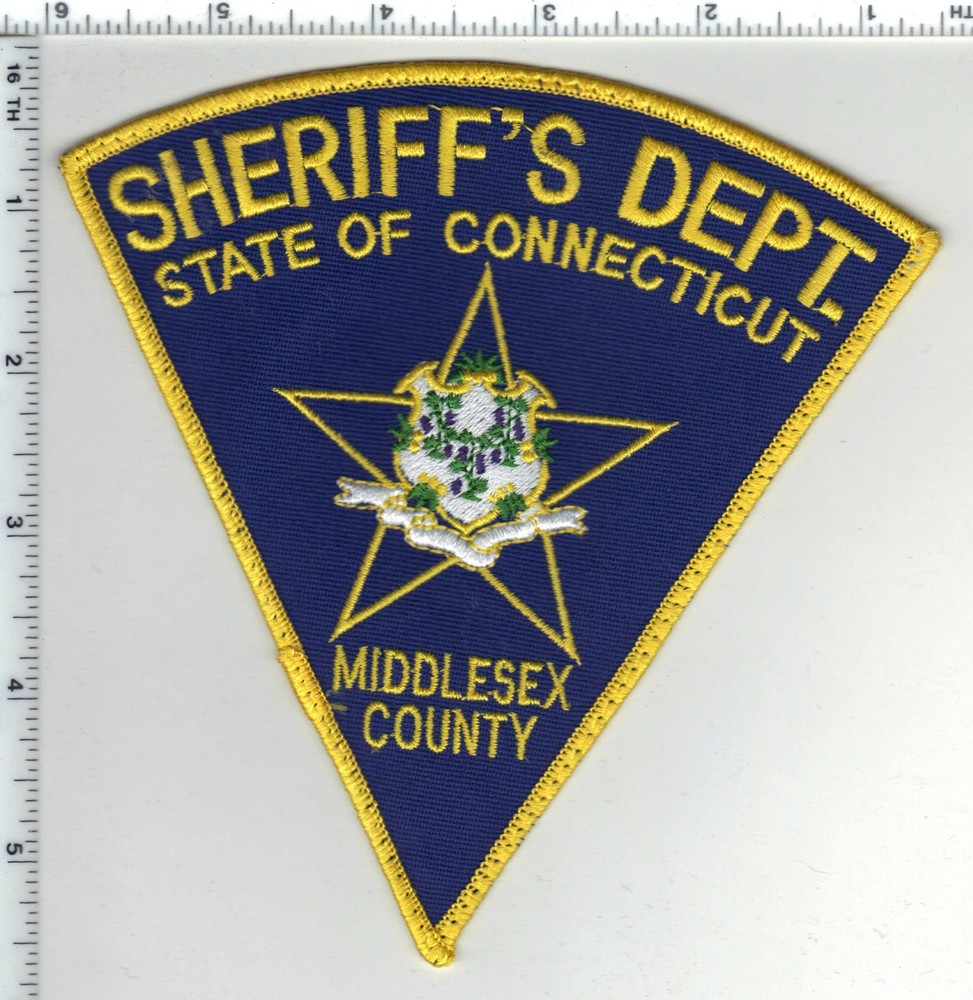 Middlesex County Sheriff's Dept (Connecticut) 1st Issue Uniform Take-Off Patch
