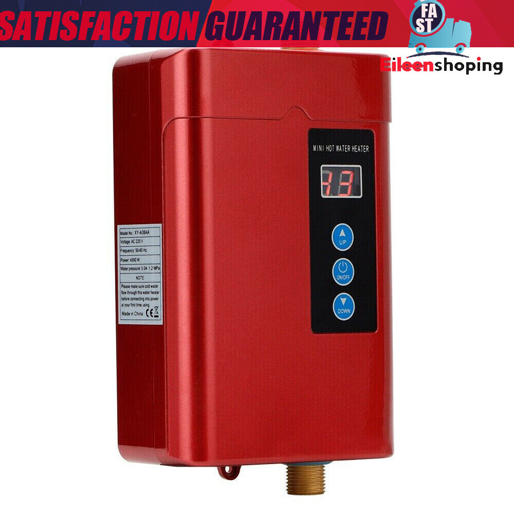 Tankless Water Heater Electric Whole House Instant Hot On Demand 3000W 110V NEW