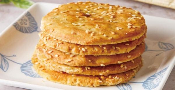 Sunhope Vegetable Food Biscuits - Scallion 8Pcs 宜蘭三合餅舖燒餅蔥燒餅