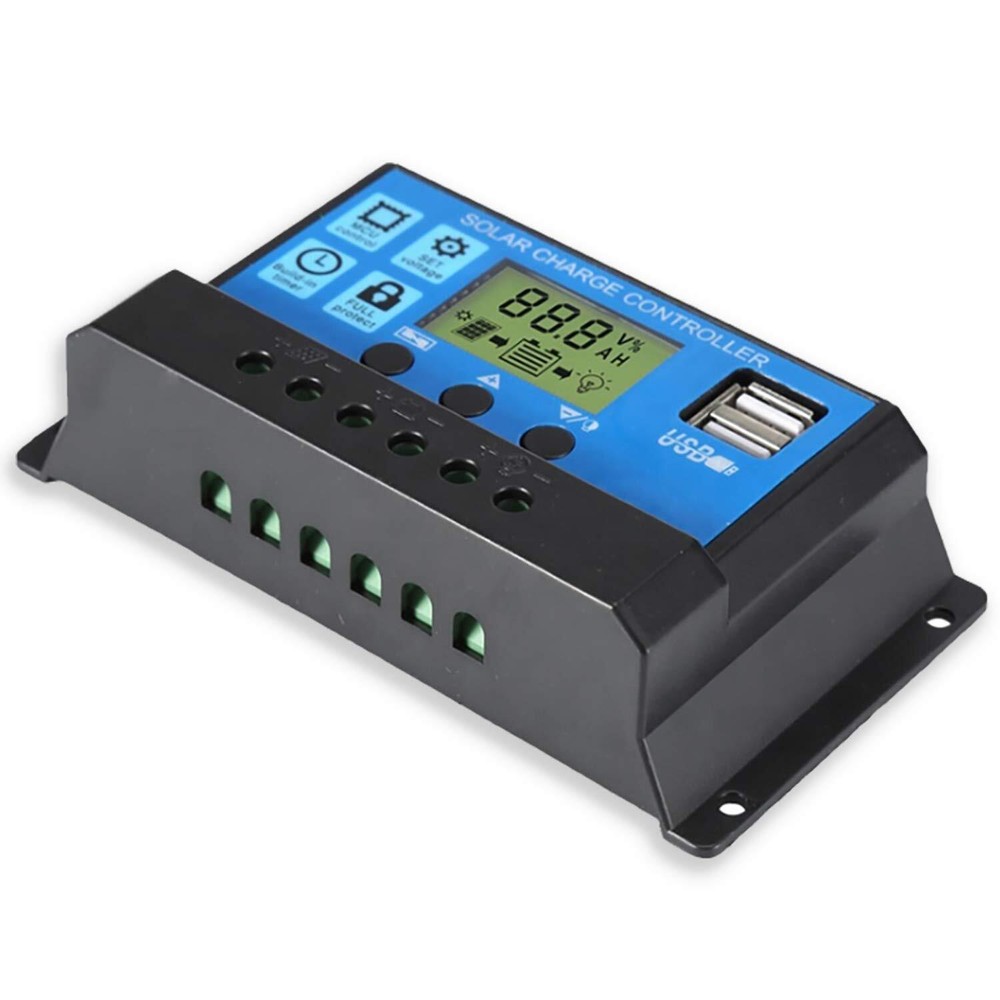 20A Solar Charge Controller Solar Panel Charge Controller Intelligent Regulat...