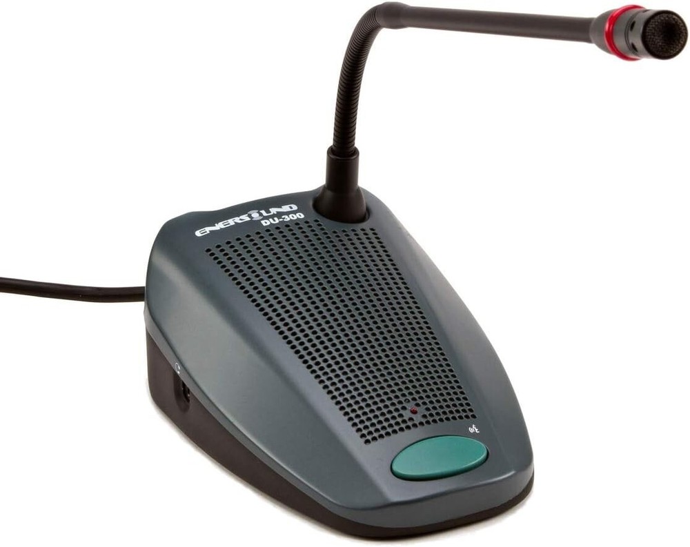 Enersound DU-300 Delegate Microphone Unit - Tested - Free Shipping - Very Good