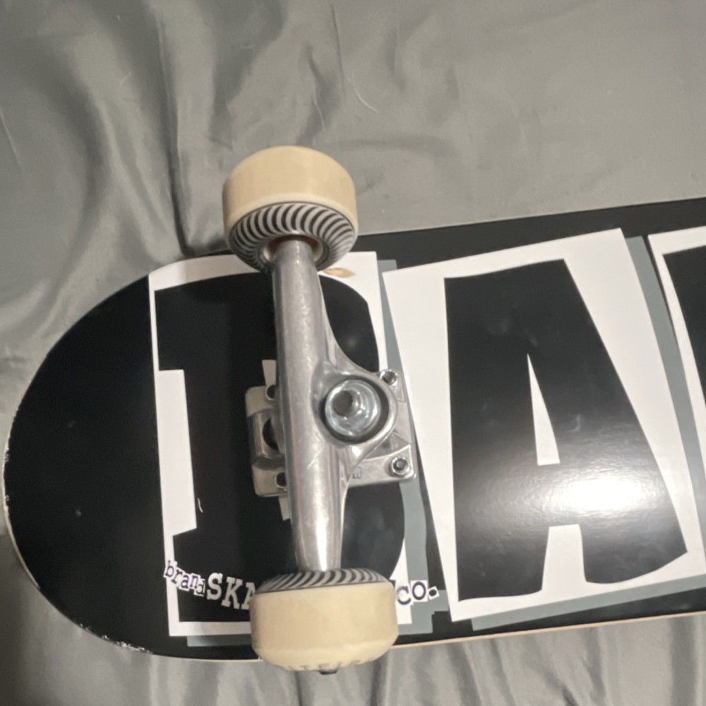 Baker Complete Skateboard Black White Wood Manual Power Source