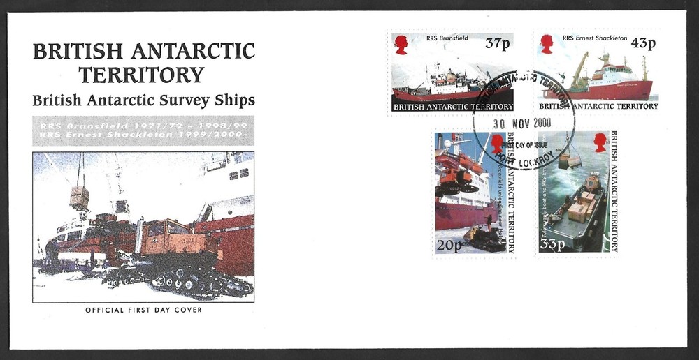 BRITISH ANTARCTIC TERRITORY  SURVEY SHIPS  2000