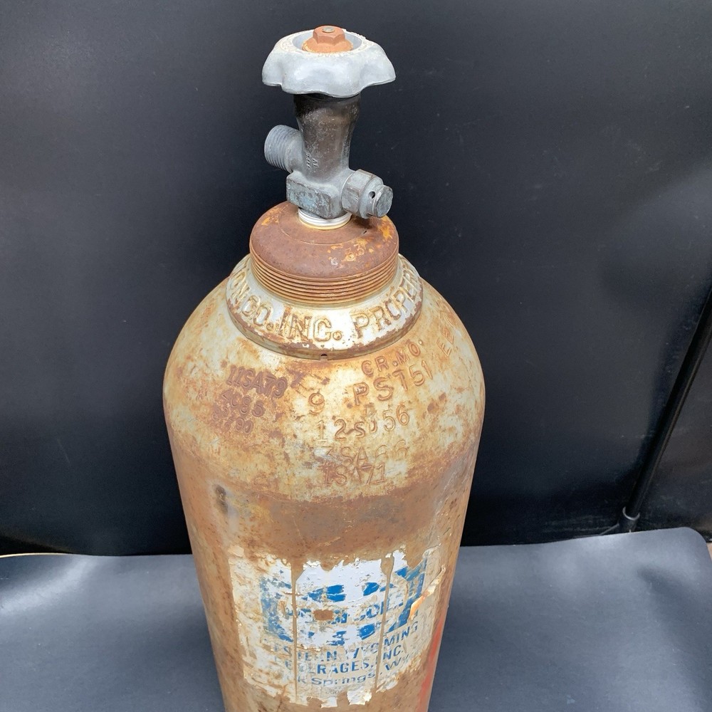 Pepsi Cola Co 20 LB Steel CO2 Cylinder Tank Soda Beer Empty Bottle Untested.