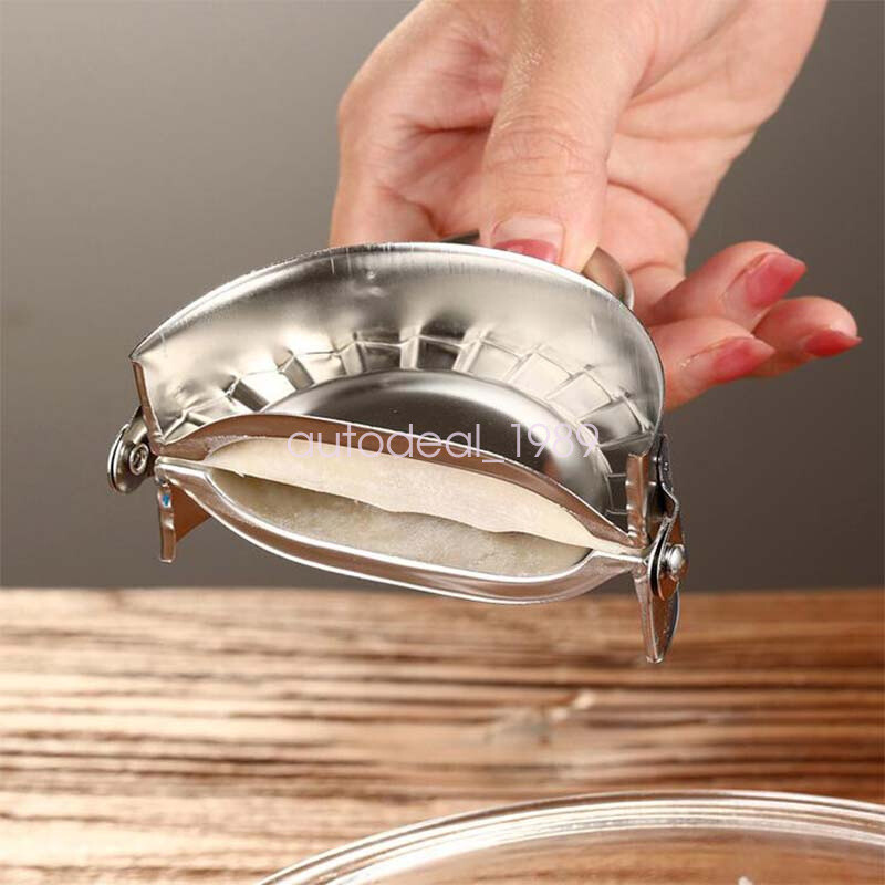 3pcs Dumpling Mould Press Cutter Mold Spoon Kit for Making Calzone Empanadas Pie