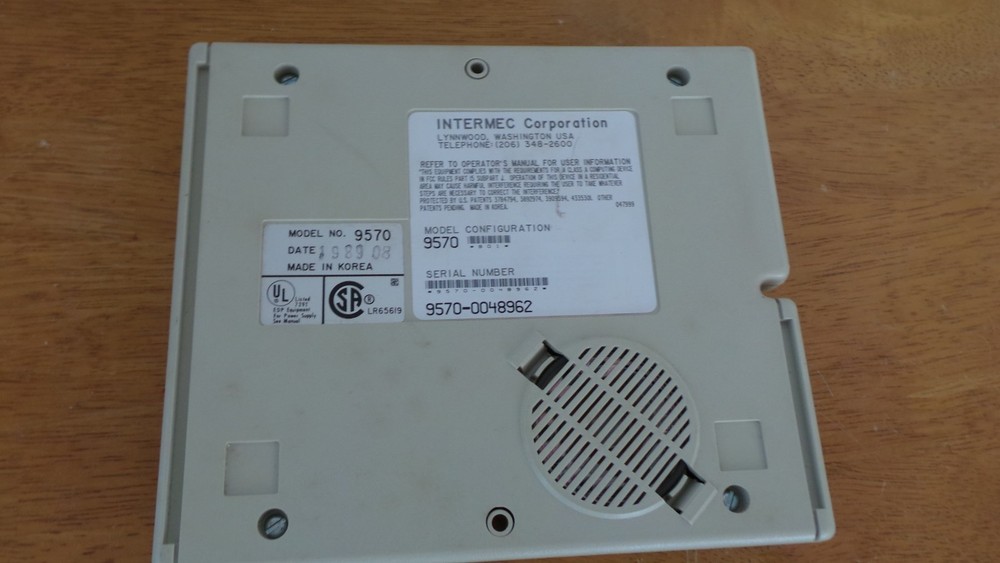 Intermec 9570 Wedge Reader without AC Adapter