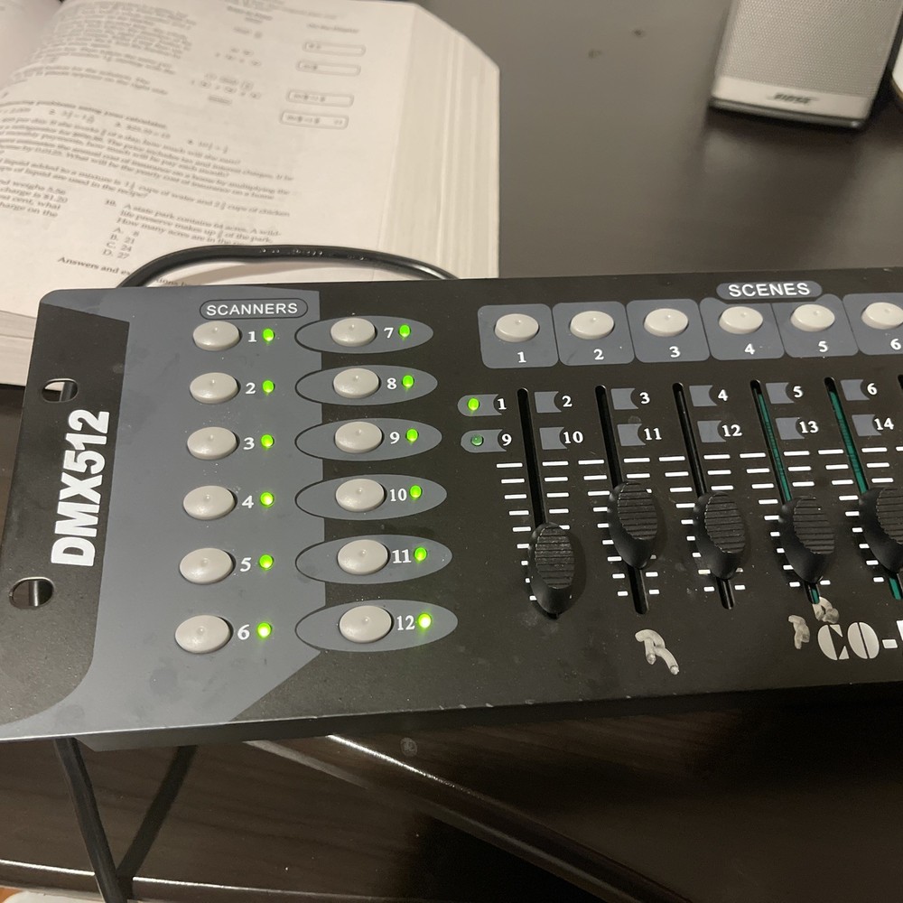 192 dmx 512 stage dj light controller