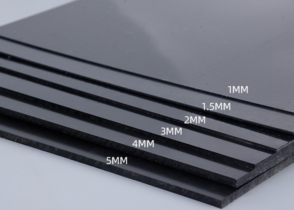 Black ABS board hard plastic board DIY manual building model