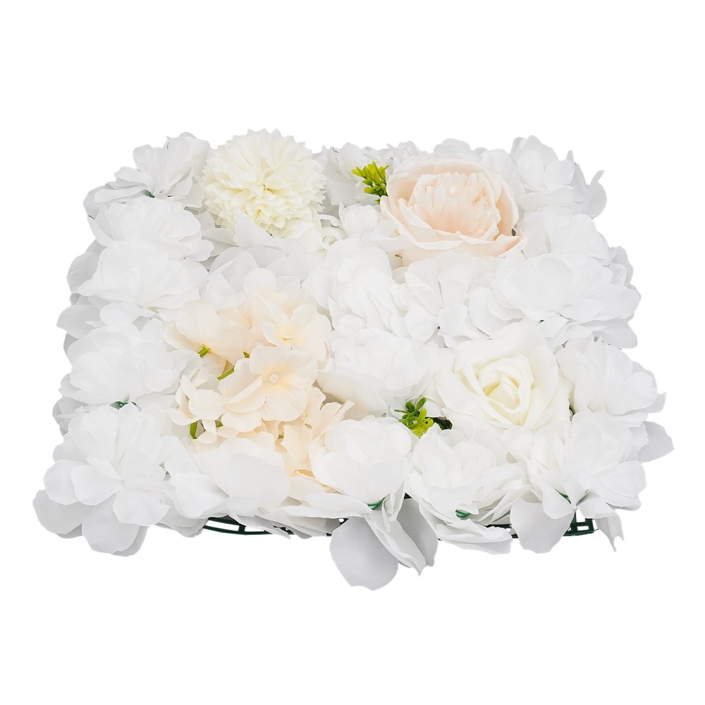 12PCS Silk Artificial Flower Wall Panels for Elegant Backdrops