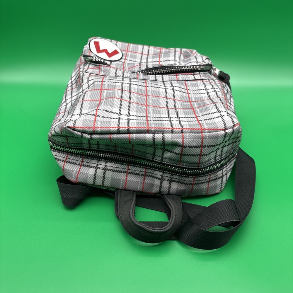 Mario Bros Controller Gear Super Plaid Mini Backpack Nintendo Switch Compatible