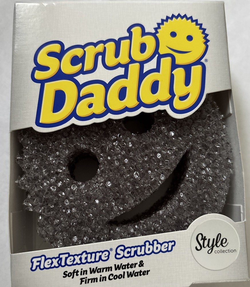 Scrub Daddy  STYLE COLLECTION Non-Scratch FlexTexture Dish Sponge GREY