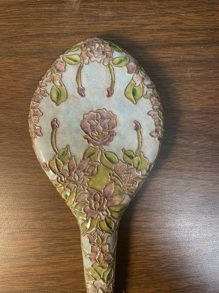 Stunning Cloisonné Hand Mirror