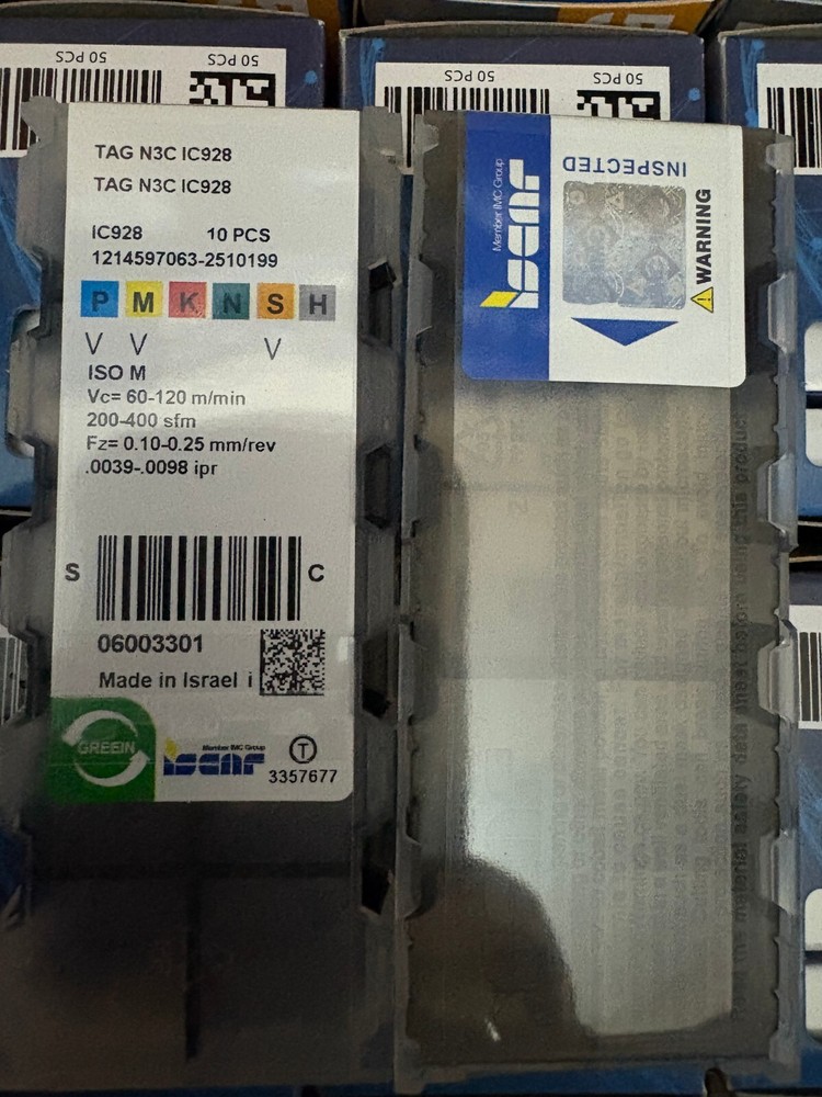 10pcs/Box ISCAR  TAG N3C IC928