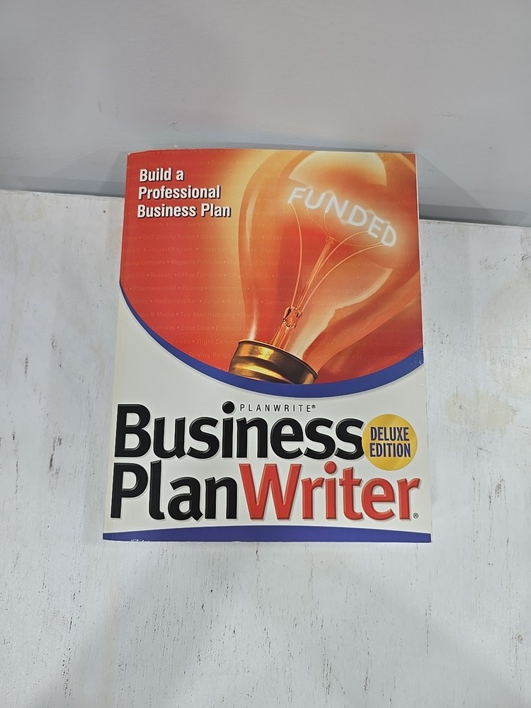Planwright Business Plan Writer Software Deluxe Edition