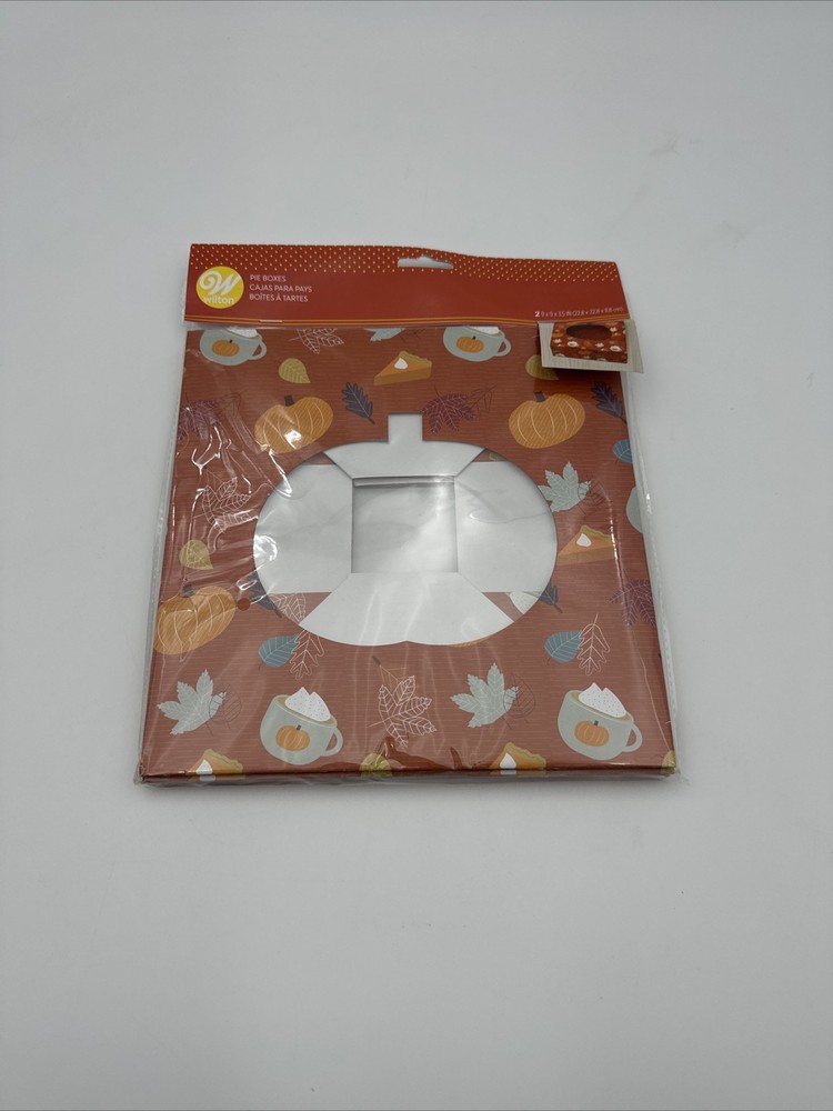 Wilton Fall Pie Box’s 9x9x3.5 2pk