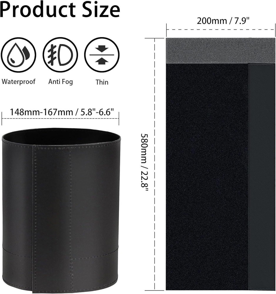 Flexible Dew Shield for Telescopes 148-167mm - Optimal Night Viewing