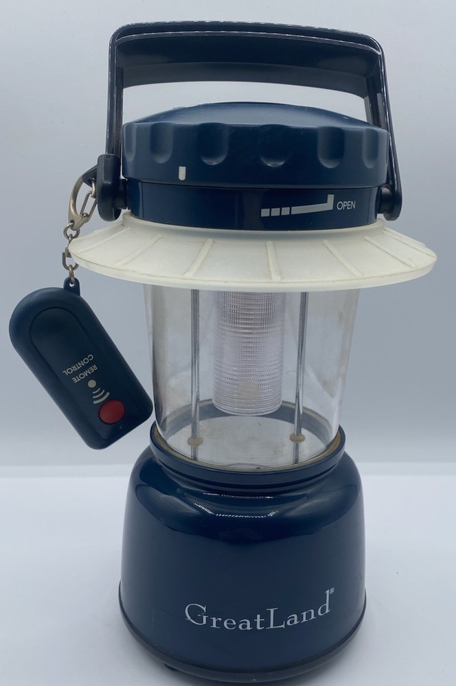 Greatland Outdoors Lantern w/ Remote Control Blue