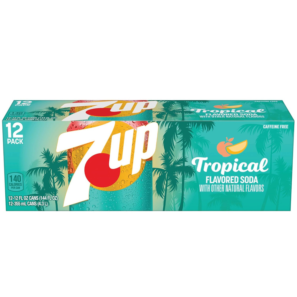 Tropical Soda, 12 Fl Oz Cans, 12 Pack