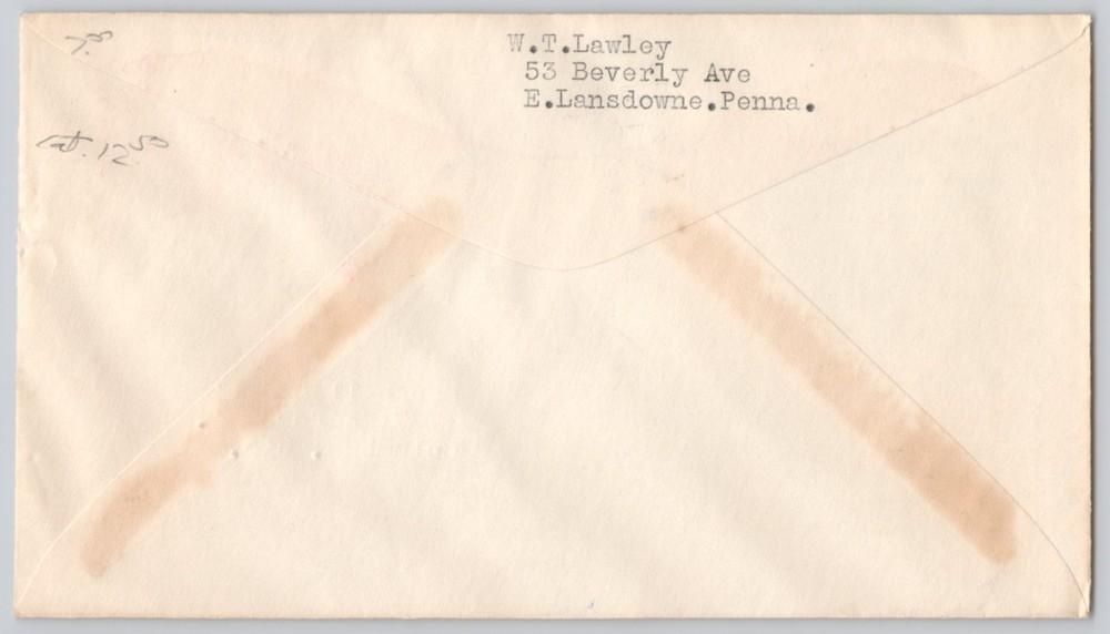 Lansing, Michigan, Centennial commemorative cachet, FDC 1935 3c