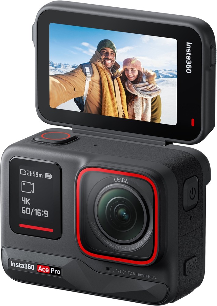 Insta360 - Ace Pro AI-Powered Waterproof Action Camera - Black