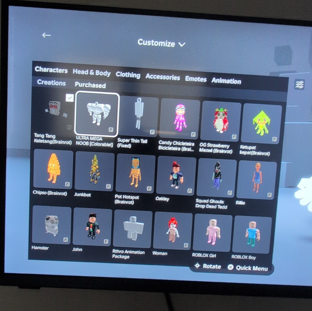 ROBLOX Game Item Asset Brainrot Colorable Fixed Secret Virtual Collectible