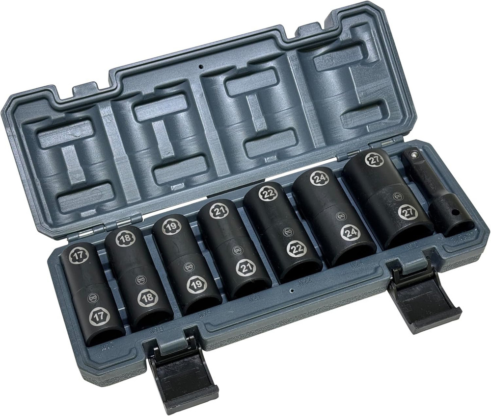 Hex & Twist Socket Set, 8 Pc.