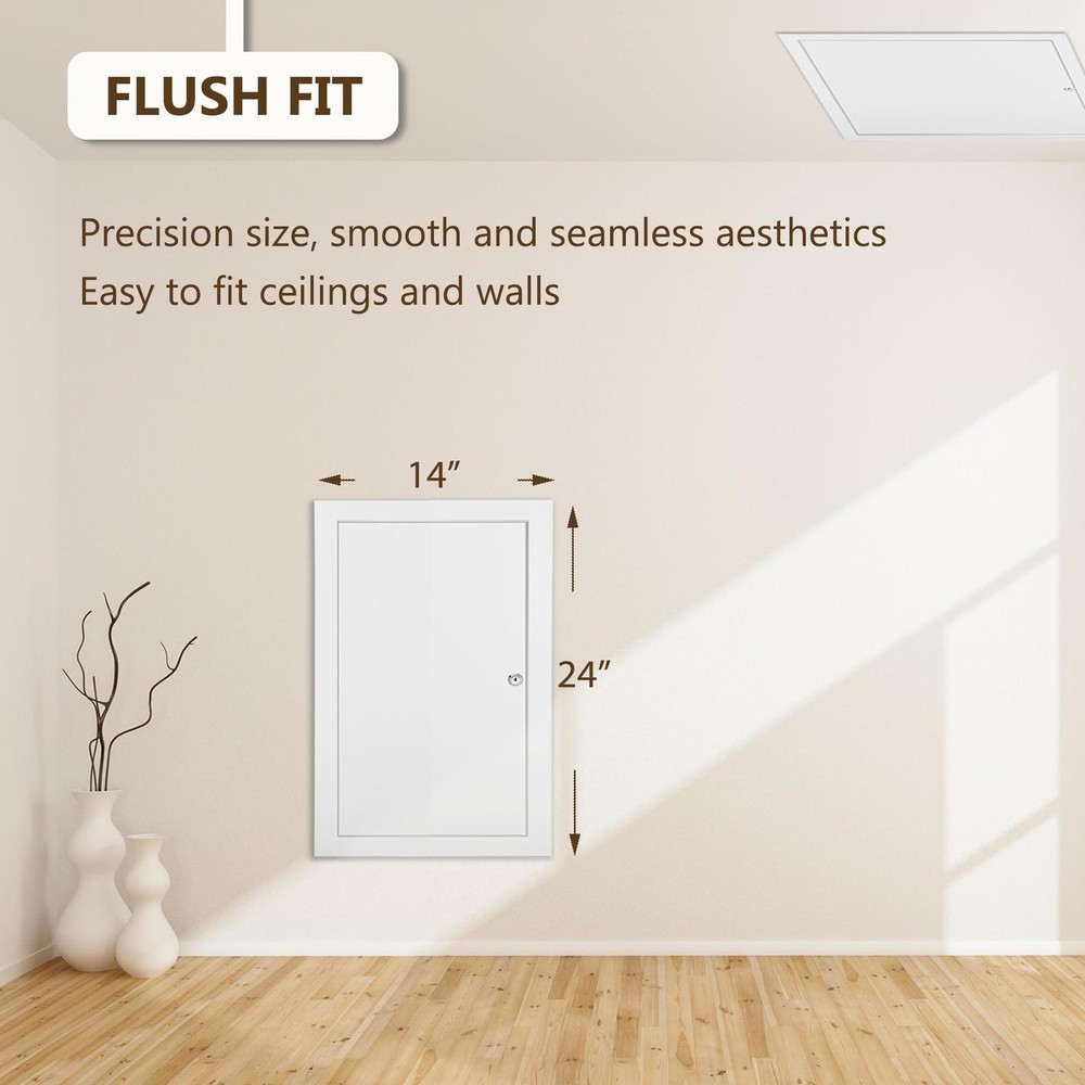 Thicken 1mm 14 x 24 Access Panel for Drywall,Attic Door, Ceiling Access Panel...