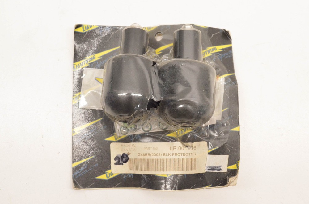 Lightning Performance Products LP-001516 Black Frame Sliders Kit NOS