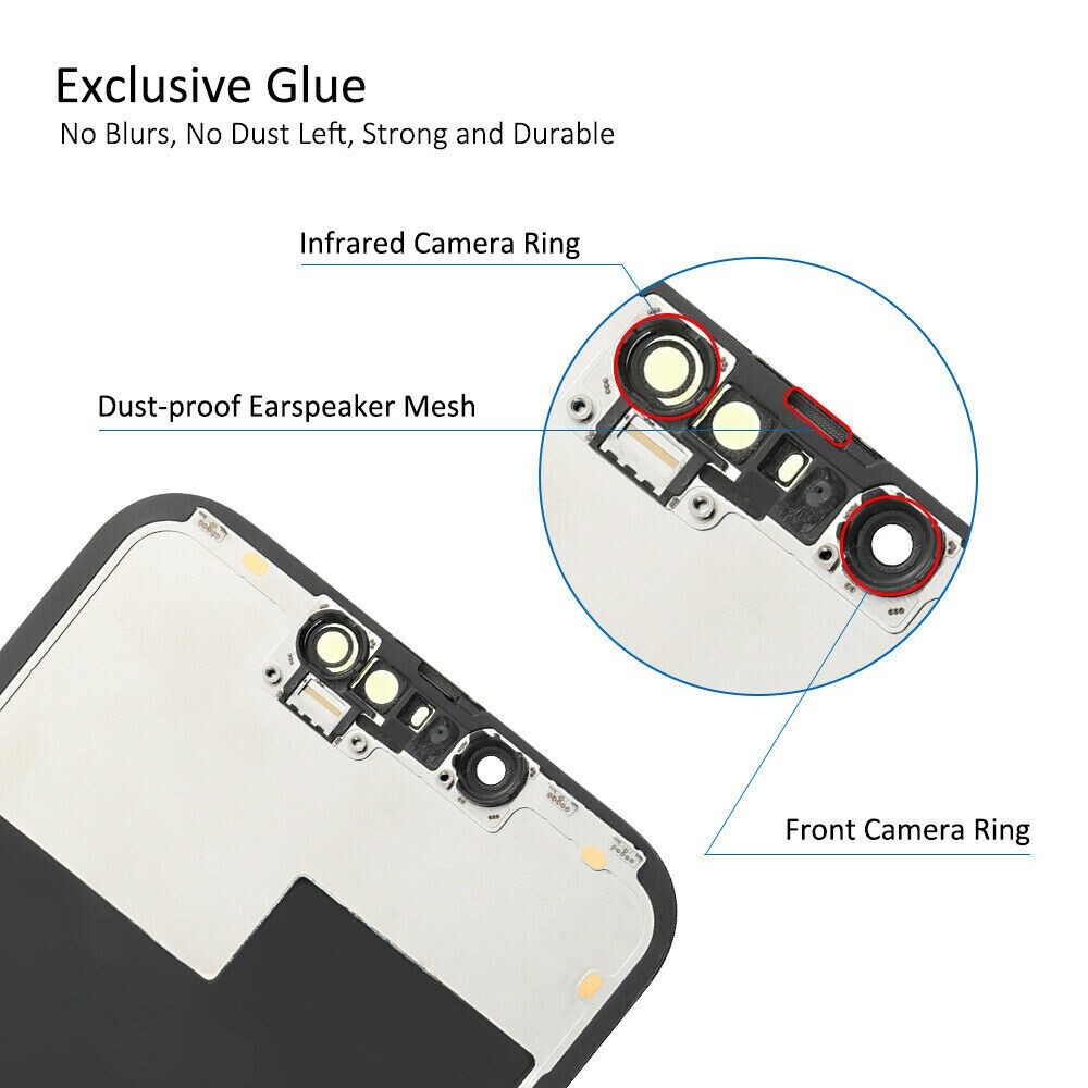 New For iPhone 13 Display LCD Touch Screen Digitizer Frame Assembly Replacement