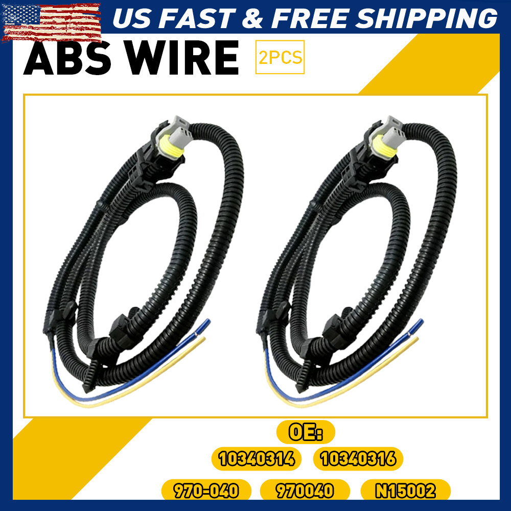 ABS Wheel Sensor Speed Wire Front Harness For Left/Right Impala Chevrolet 2PCS