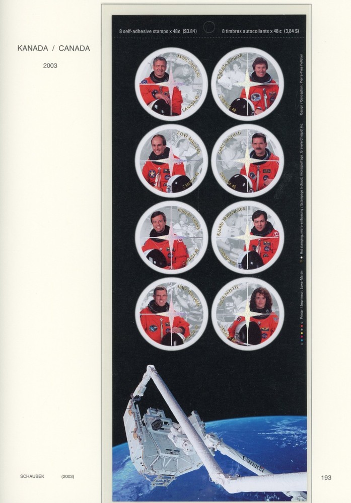 Canada 2000-2004 Virtually Complete Mint XF OG NH on Schaubek Hingeless Pages