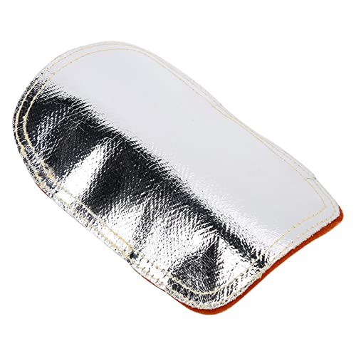 Welding Heat Shield for Hands, Split Cowhide Leather Welding Hand Pad with