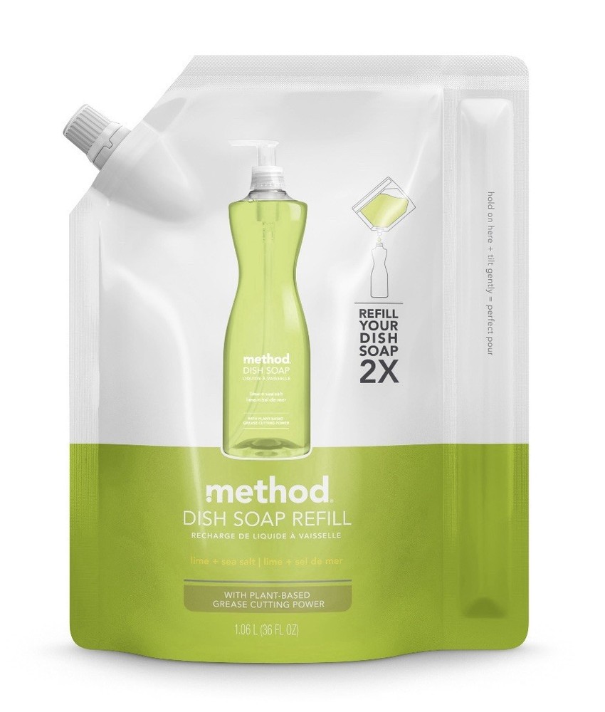 Method | Dish Soap Refill Lime + Sea Salt 36 floz