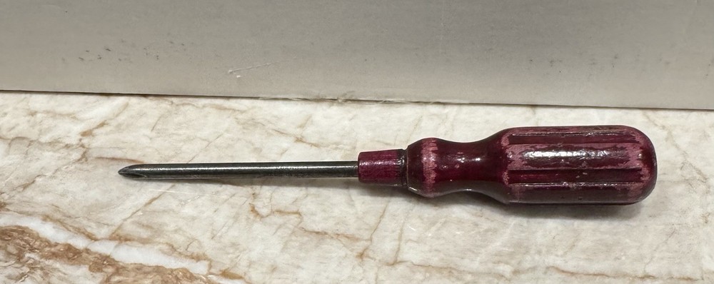 Vintage Stanley Wood Handle Phillips Screwdriver