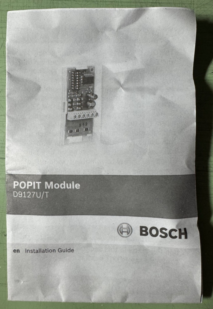 Bosch D9127T POPIT Module-New without original packaging