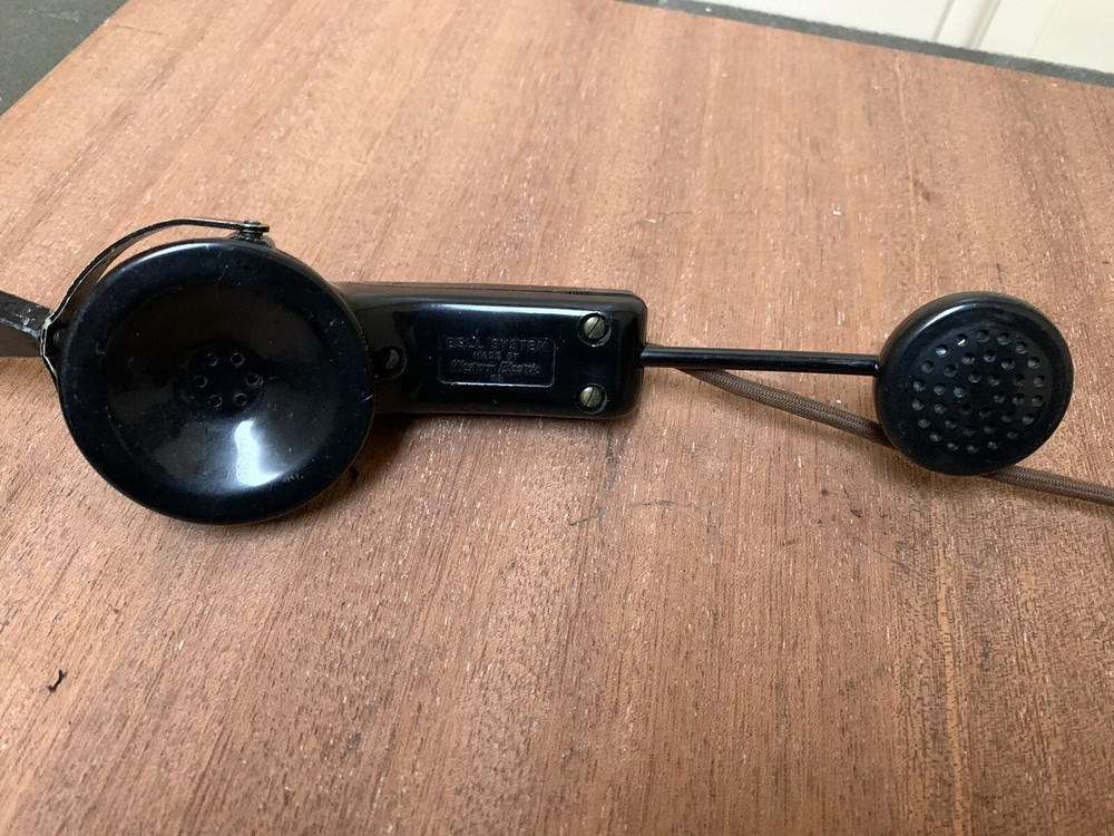 1950'S BELL SYSTEM WESTERN ELECTRIC 53 TELEPHONE SWITCHBOARD OPERATOR HEADSET