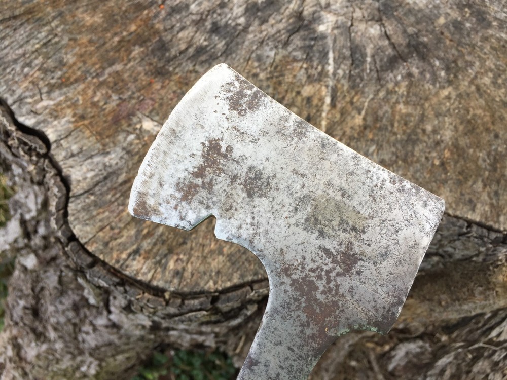 Vintage Camping Camp Axe 9.75" x 4" Black Bakelite Handle Hatchet