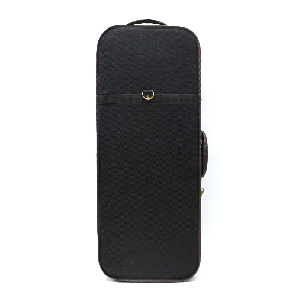 Double Violin Case Black Oxford Cloth Fits 2 Violins Adjustable Strong Handle